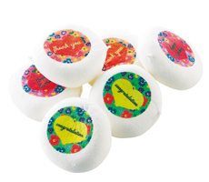チョコクリーム入りプリントマシュマロ